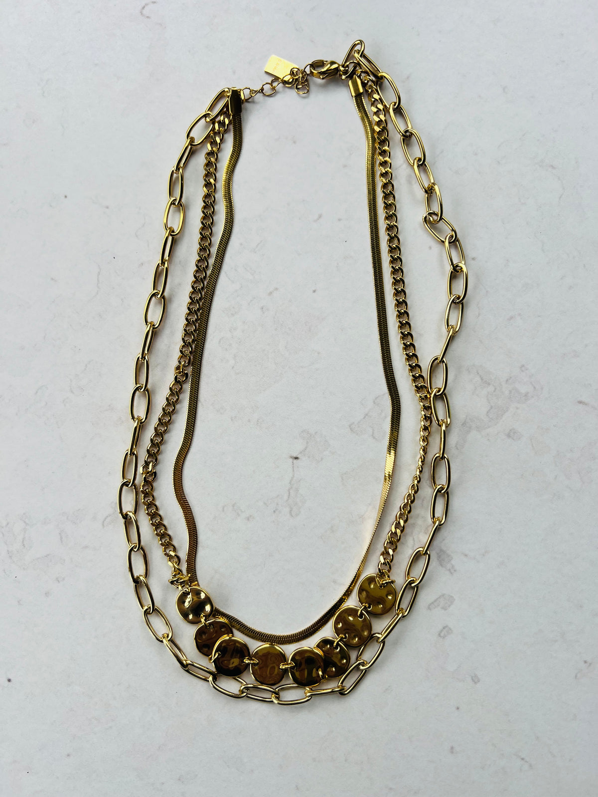 Triple Chain Necklace