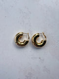 Golden Thick Earrings