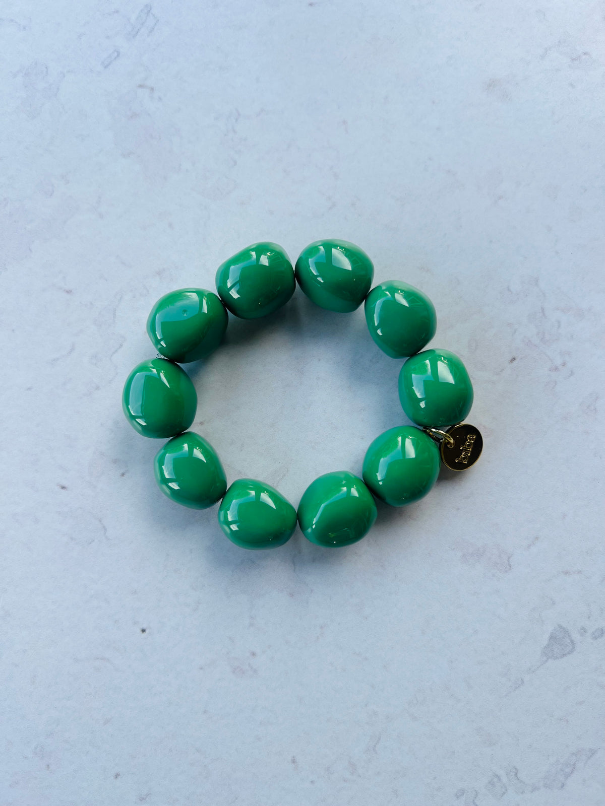 Biba Big Beads Bracelet green