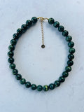 Liet en Joliet Necklace Olive green
