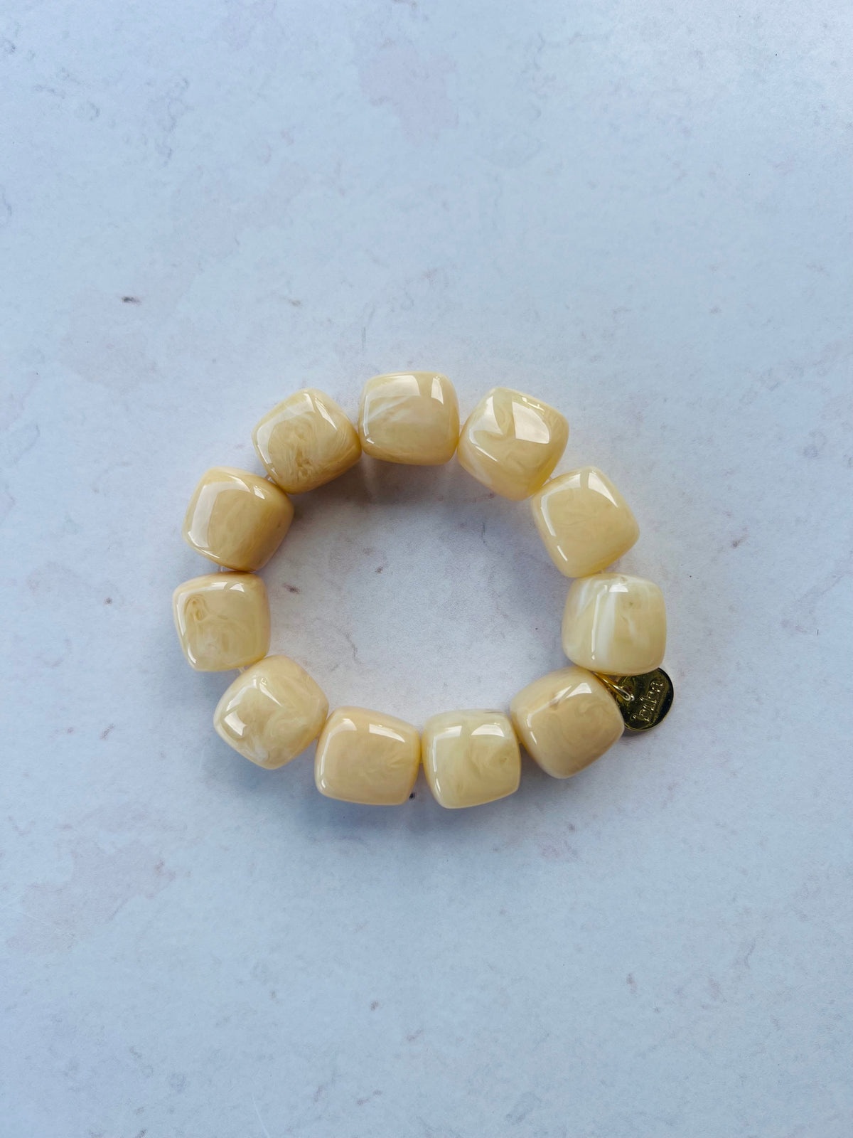 Biba Big Beads Bracelet Nude