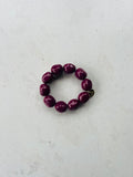 Big Beads Bracelet Burgundy