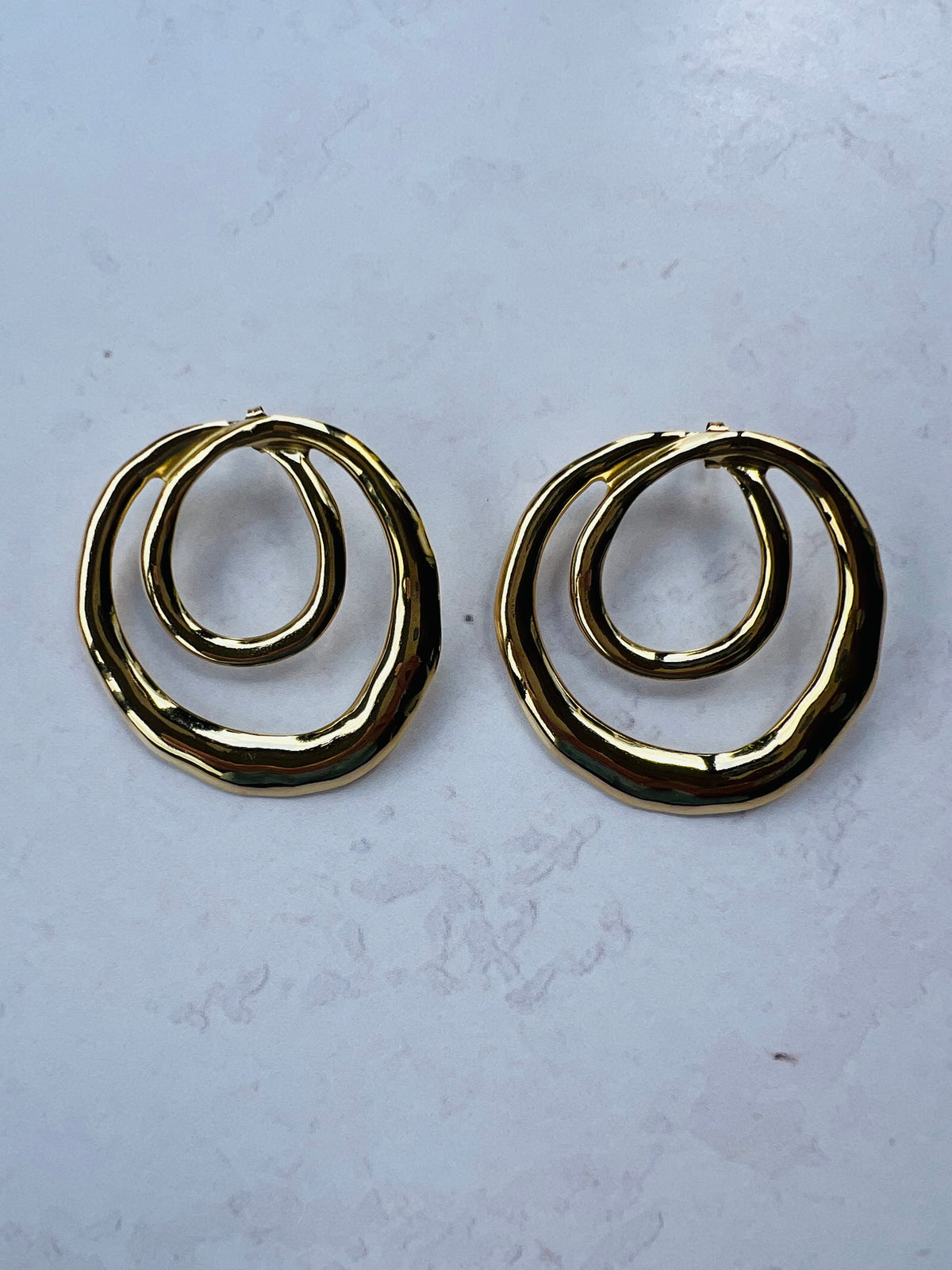 Roundy Big Earrings